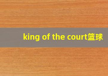 king of the court篮球